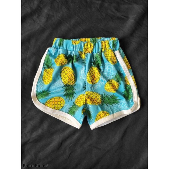 Hello Summer Baby Girl 2pcs Pineapple Print Set 12 Months - Picture 3 of 5